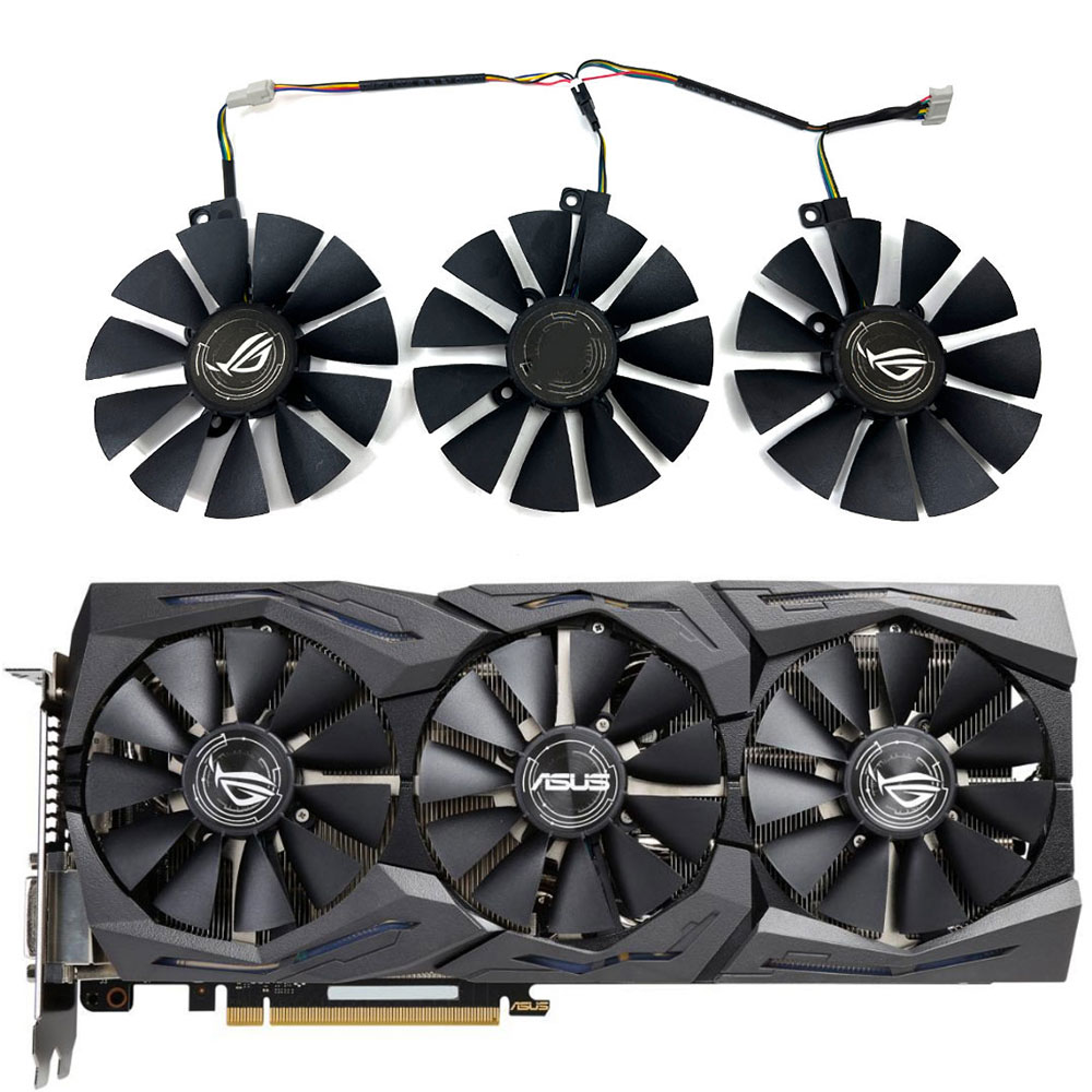 Rtx 3090 24Gb Gddr6X - 1 مجموعة 6PIN ROG-STRIX-GTX1070-O8G-GAMING GPU مروحة،