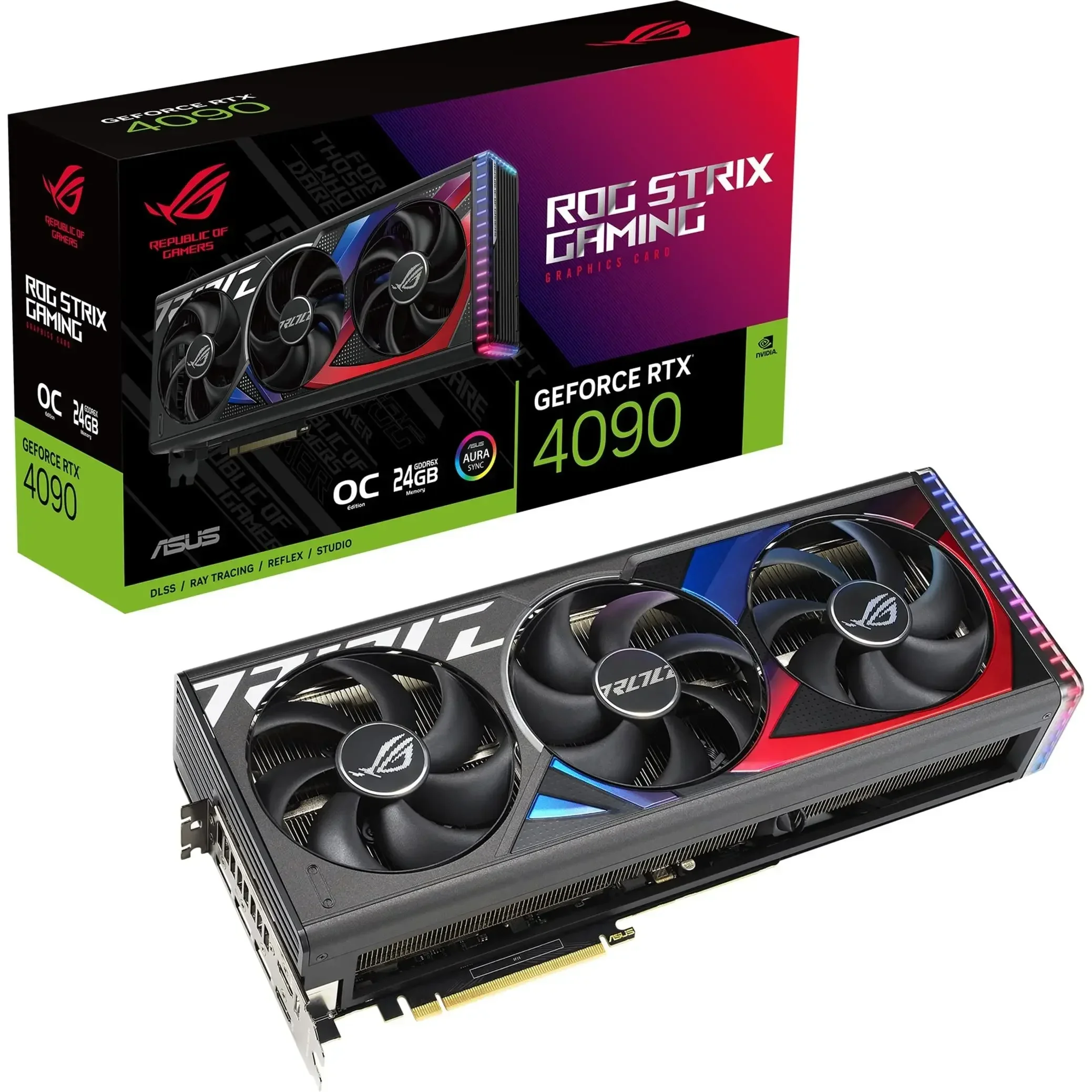 Rtx 4090 24Gb Graphics Card - بطاقات الرسومات الأصلية الجديدة لـ Rog_Strix_GeForce_RTX