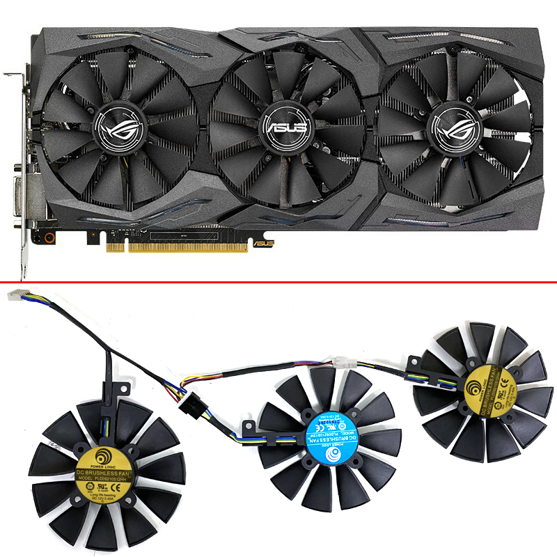 Rtx 3090 24Gb Gddr6X - مروحة تبريد PLD09210S12HH لمروحة آسوس ،