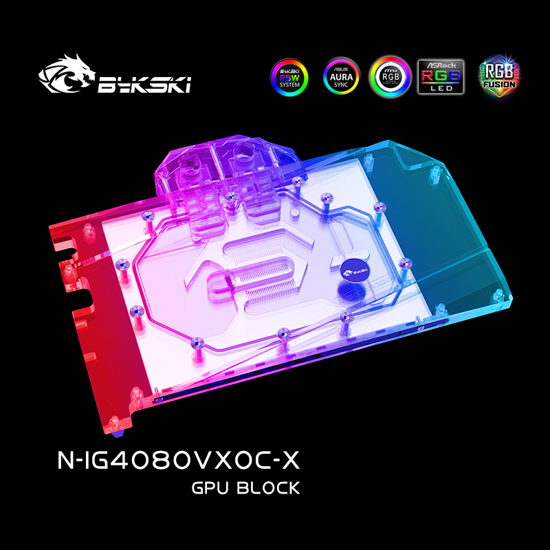Rtx 4080 Water Cooling Block - كتلة المياه Bykski لـ GeForce RTX