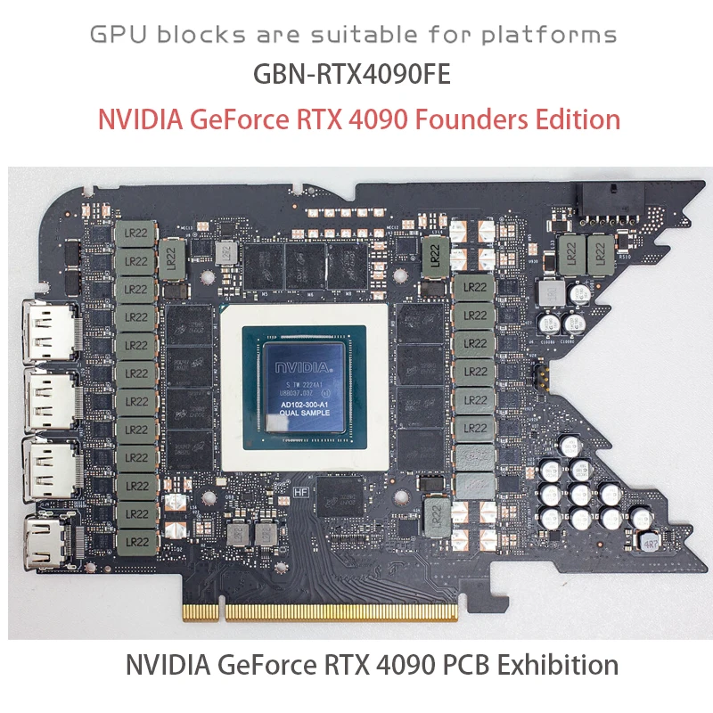 بلوك تبريد Granzon لبطاقة NVID - مراجعة Rtx 4090 Water Block Full Cover وسعره