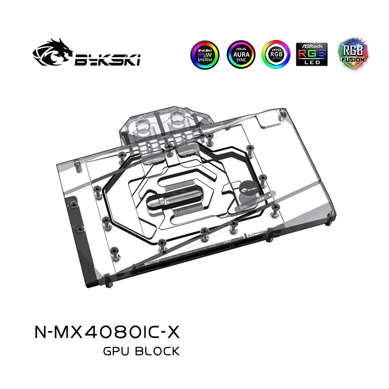 Bykski GPU Block لـ MAXSUN RTX - مراجعة Rtx 4080 Water Cooling Block وسعره