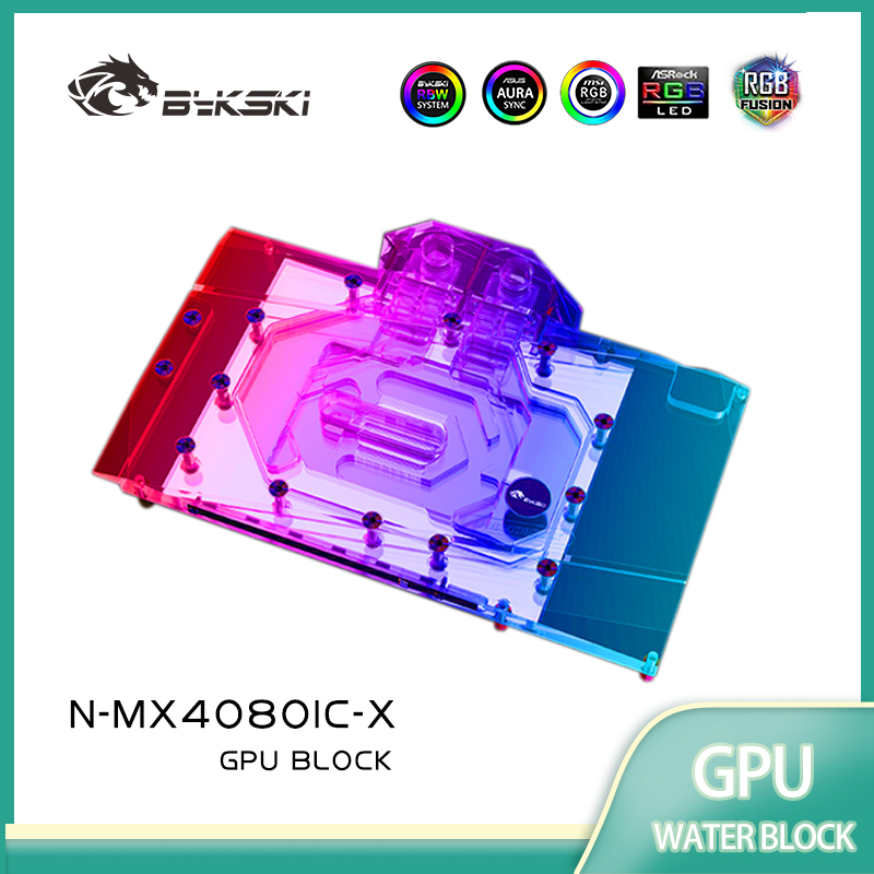 Bykski GPU Block لـ MAXSUN RTX - مراجعة Rtx 4080 Water Cooling Block وسعره