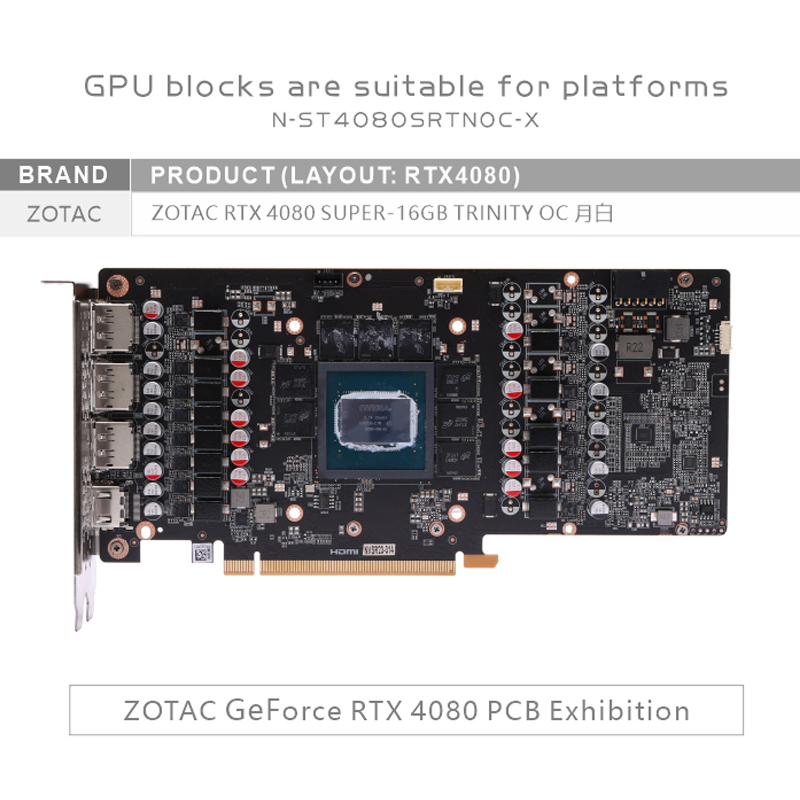 بلوك تبريد مائي لبطاقة الفيديو - مراجعة Rtx 4080 Water Cooling Block وسعره