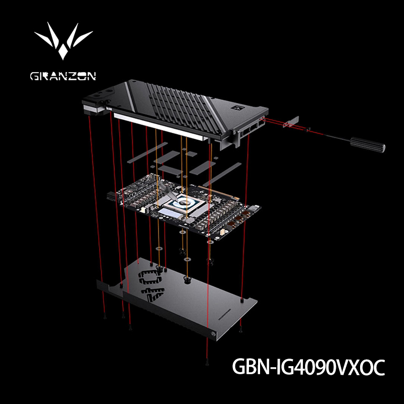 مبرد مائي من Granzon لبطاقة IG - مراجعة Rtx 4090 Water Block Full Cover وسعره