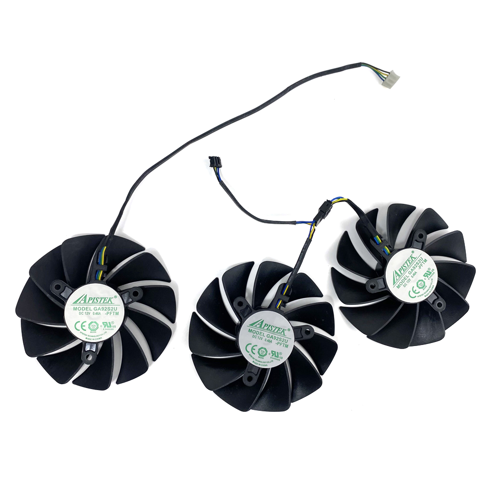 مروحة جديدة مقاس 89 مم 4PIN GA - مراجعة Rtx 3080 Ti 12Gb وسعره