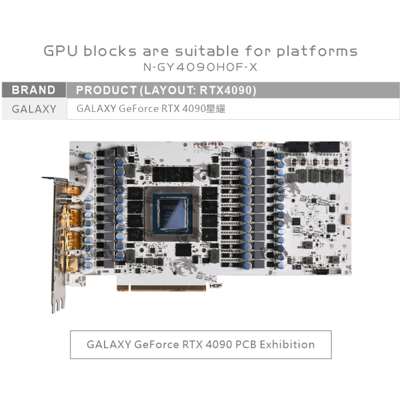 Bykski N-GY4090HOF-X GPU Block - مراجعة Rtx 4090 Water Block Full Cover وسعره