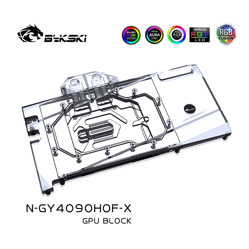 Bykski N-GY4090HOF-X GPU Block - مراجعة Rtx 4090 Water Block Full Cover وسعره