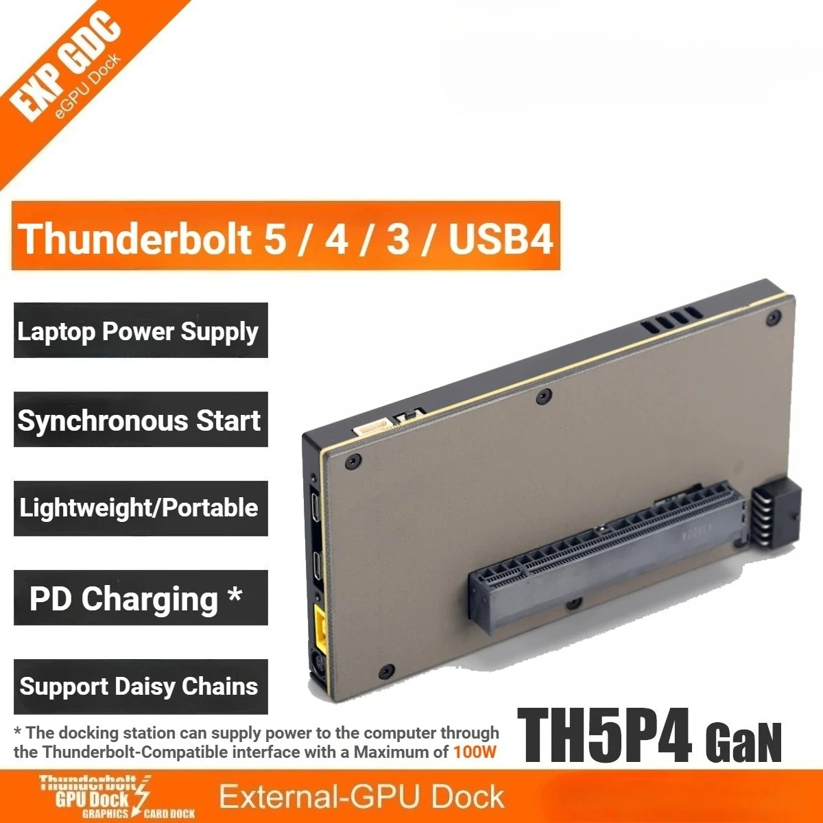 بطاقة رسومات خارجية مطورة TH5P - مراجعة Gpu External Dock Egpu Thunderbolt 4 وسعره