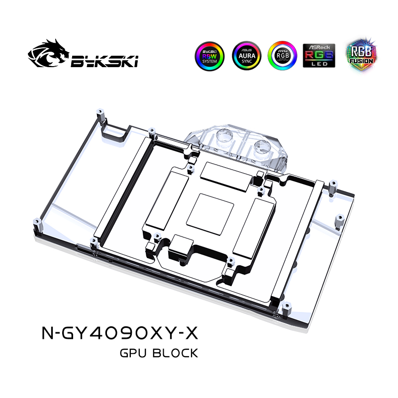 Bykski N-GY4090XY-X GPU Block  - مراجعة Rtx 4090 Water Block Full Cover وسعره
