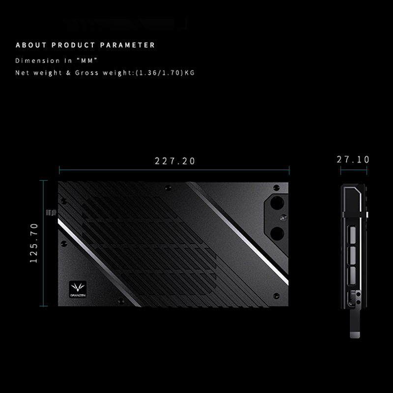 كتلة وحدة معالجة الرسومات Gran - مراجعة Rtx 4080 Water Cooling Block وسعره