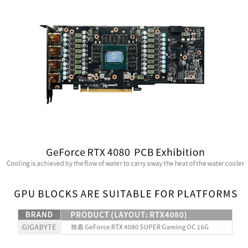 بلوك تبريد Bykski لبطاقة الرسو - مراجعة Rtx 4080 Water Cooling Block وسعره